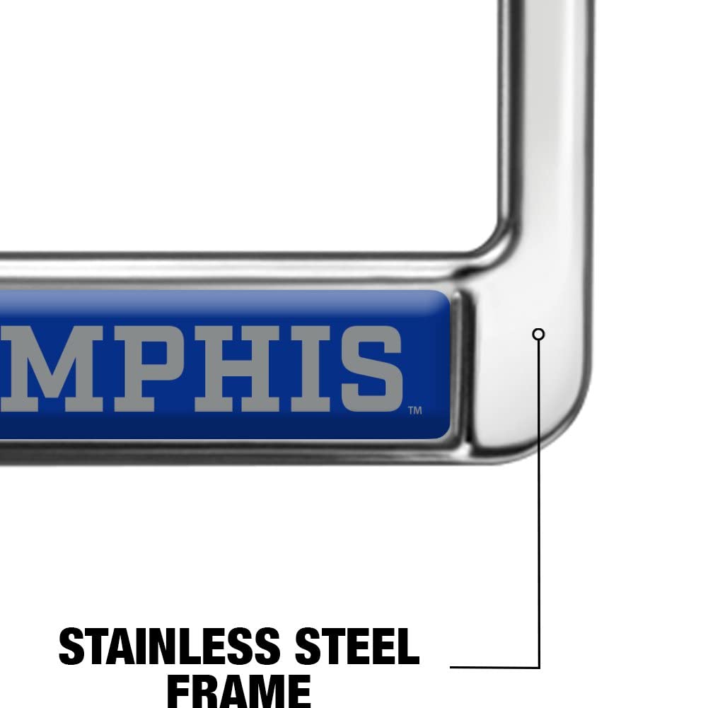 GRAPHICS & MORE University of Memphis Alumni Metal License Plate Frame - Full Size, One Size, Durable Metal, University of Memphis Color