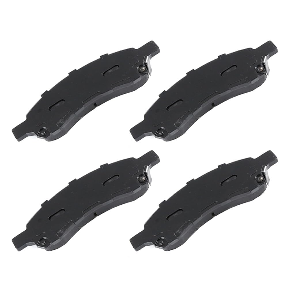 Automuto 4Pcs Front Semi-Metallic Disc Brake Pads Set D1169 For Buick Enclave Rainier For Chevrolet Colorado Ssr Trailblazer Tra