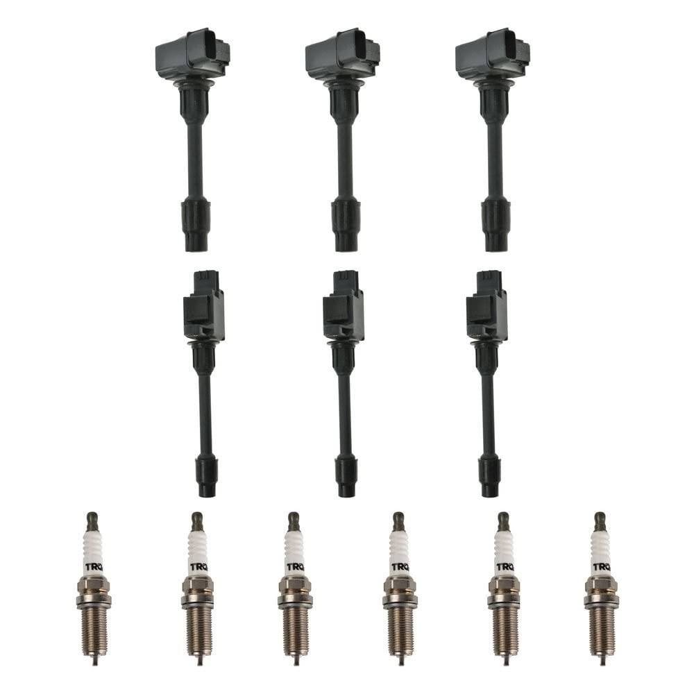 Trq Ignition Kit Ignition Coil Spark Plugs Compatible With 2000 Infiniti I30 Nissan Maxima