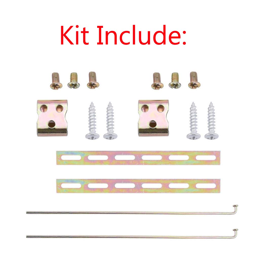 Esupport Universal Car Heavy Duty High Power Door Lock Actuator 2 Wire 12V Pack Of 2