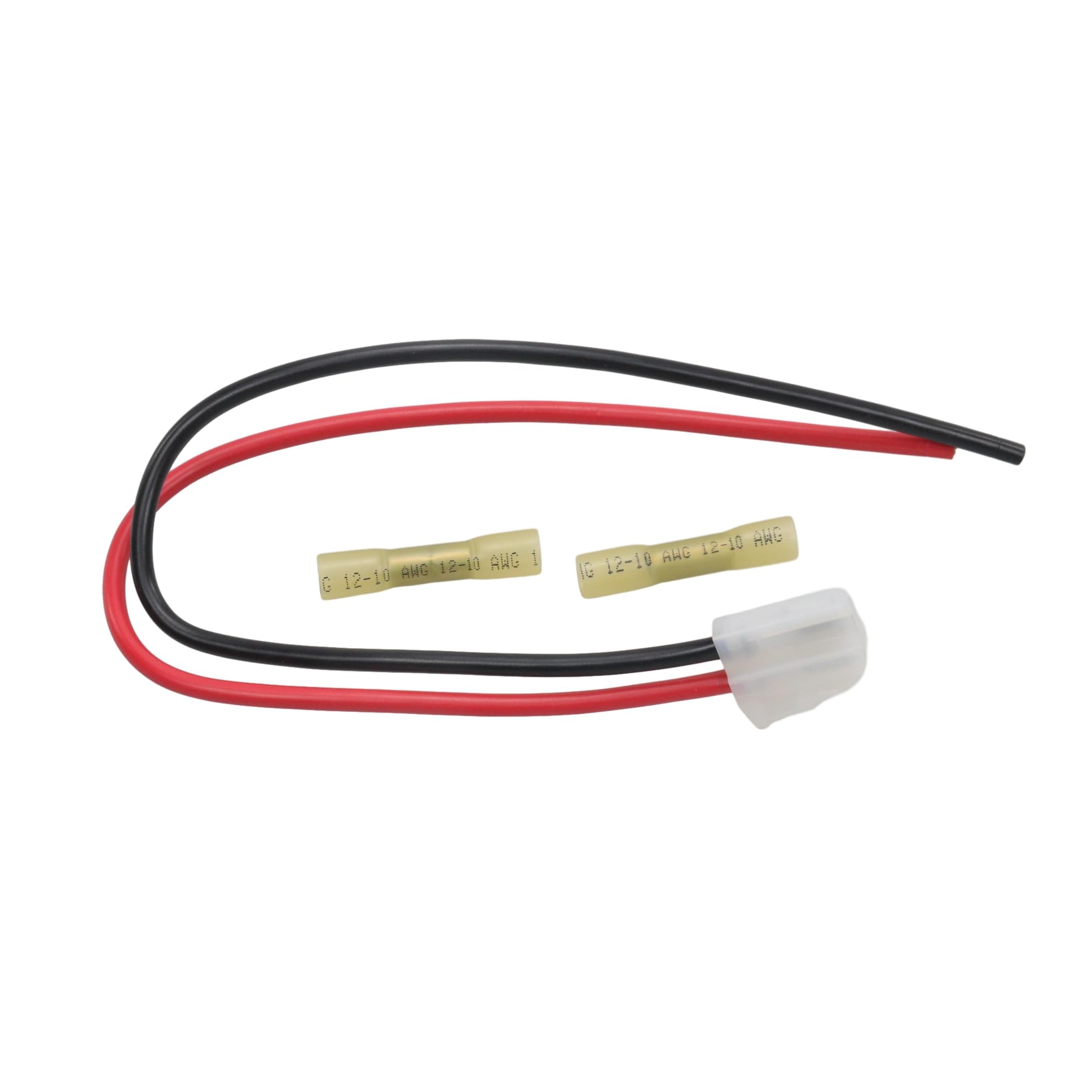 AITKEN Universal Cooling Fan Connector Pigtail Harness Compatible with SPAL Electric Fans, Thicker Wire, 12AWG, 2-pin Jack, Wire