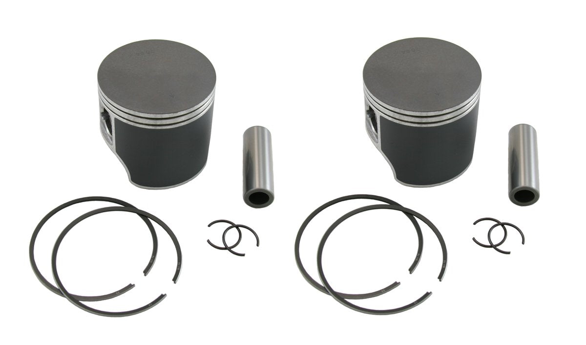 Spi, (2) Sm-09081, 2 Standard Bore Piston Kits For Ski-Doo 550F Snowmobiles 550 Fan Cooled 76Mm