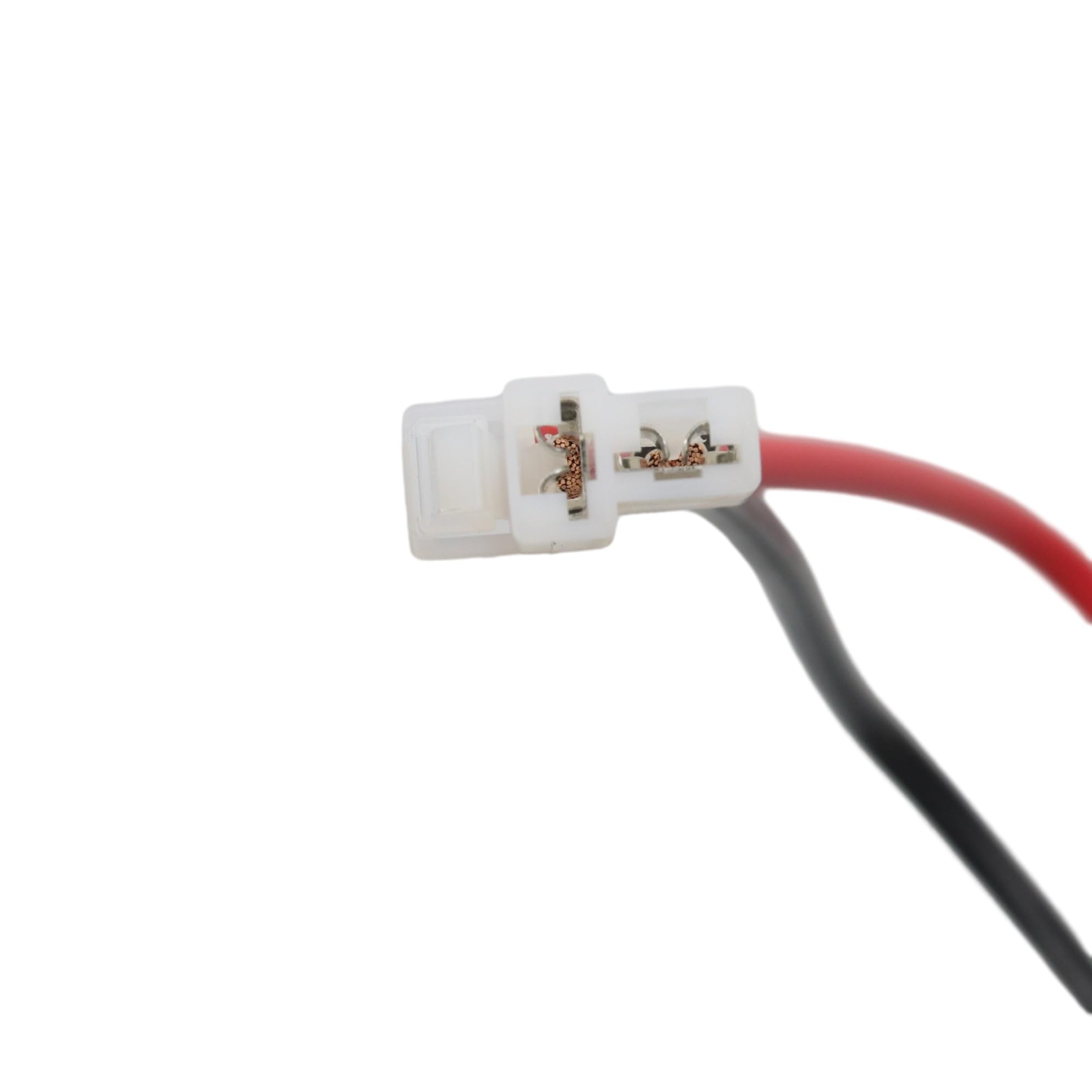 AITKEN Universal Cooling Fan Connector Pigtail Harness Compatible with SPAL Electric Fans, Thicker Wire, 12AWG, 2-pin Jack, Wire