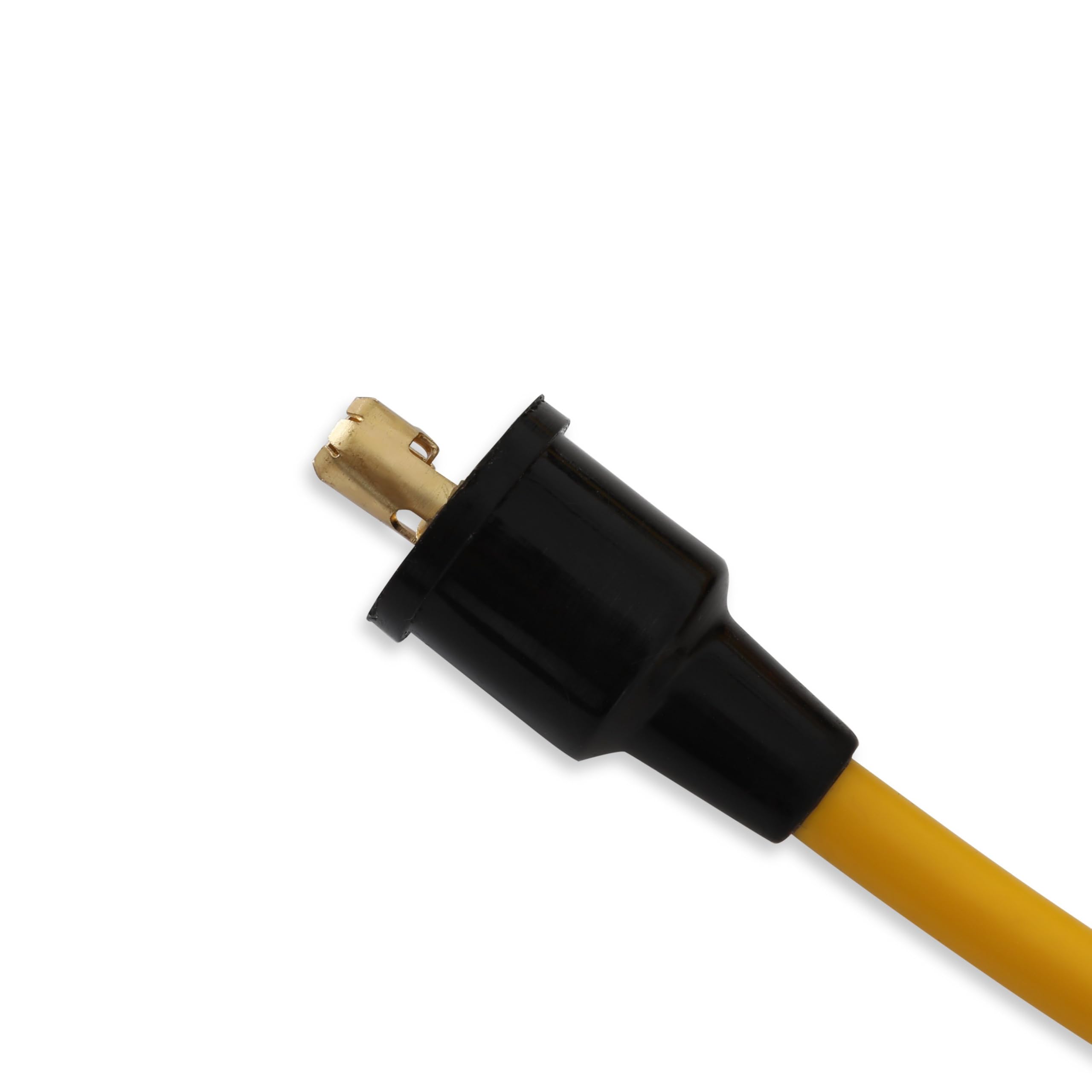 Accel 4042 Spark Plug Wire Set - Super Stock Graphite Core 8Mm - Yellow