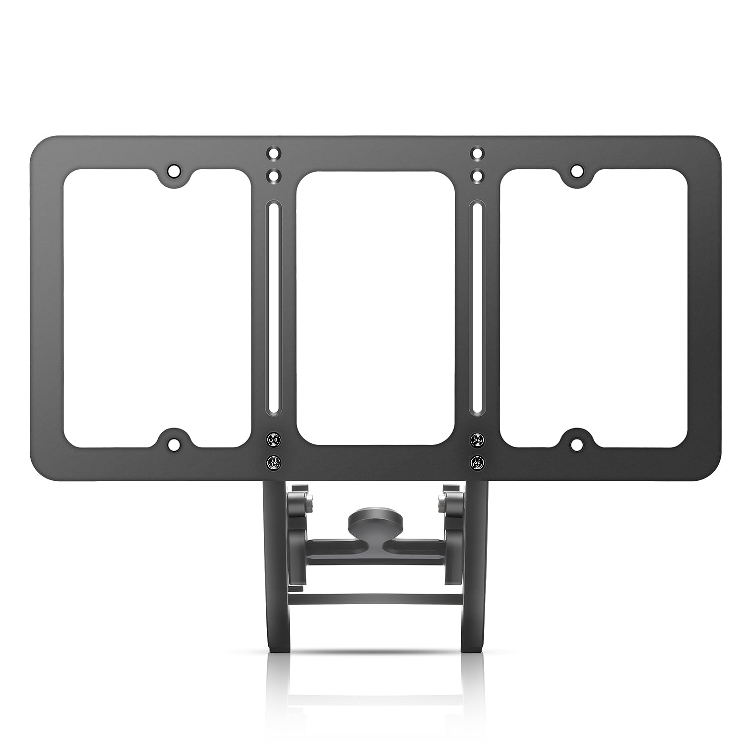 Tesfram 2023-2017 Model 3 License Plate Mount, Height-Adjustable & No Drilling Front License Plate Holder With Anti Theft Featur