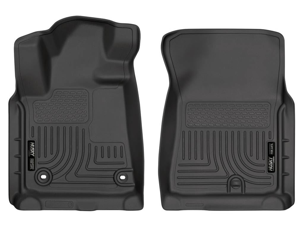 Husky Liners Weatherbeater Floor Mats | Fits 2012-2021 Toyota Tundra, CrewMax & Double Cab, 12-17 Tundra Regular Cab, 12-22 Sequ