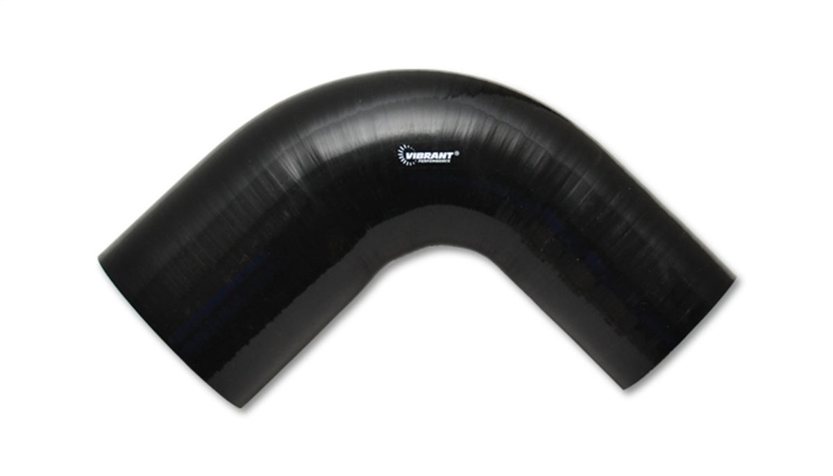 Vibrant Performance 2785 Black 4 Ply 90 Degree Reducer Elbow, 3'' X 4''
