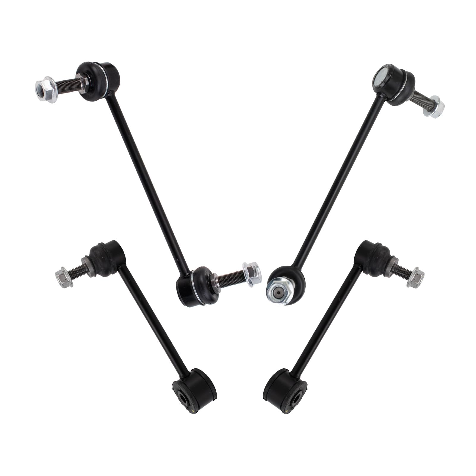 Trq Sway Bar Stabilizer Link Set Front & Rear Compatible With 13-19 Ats 14-19 Cts