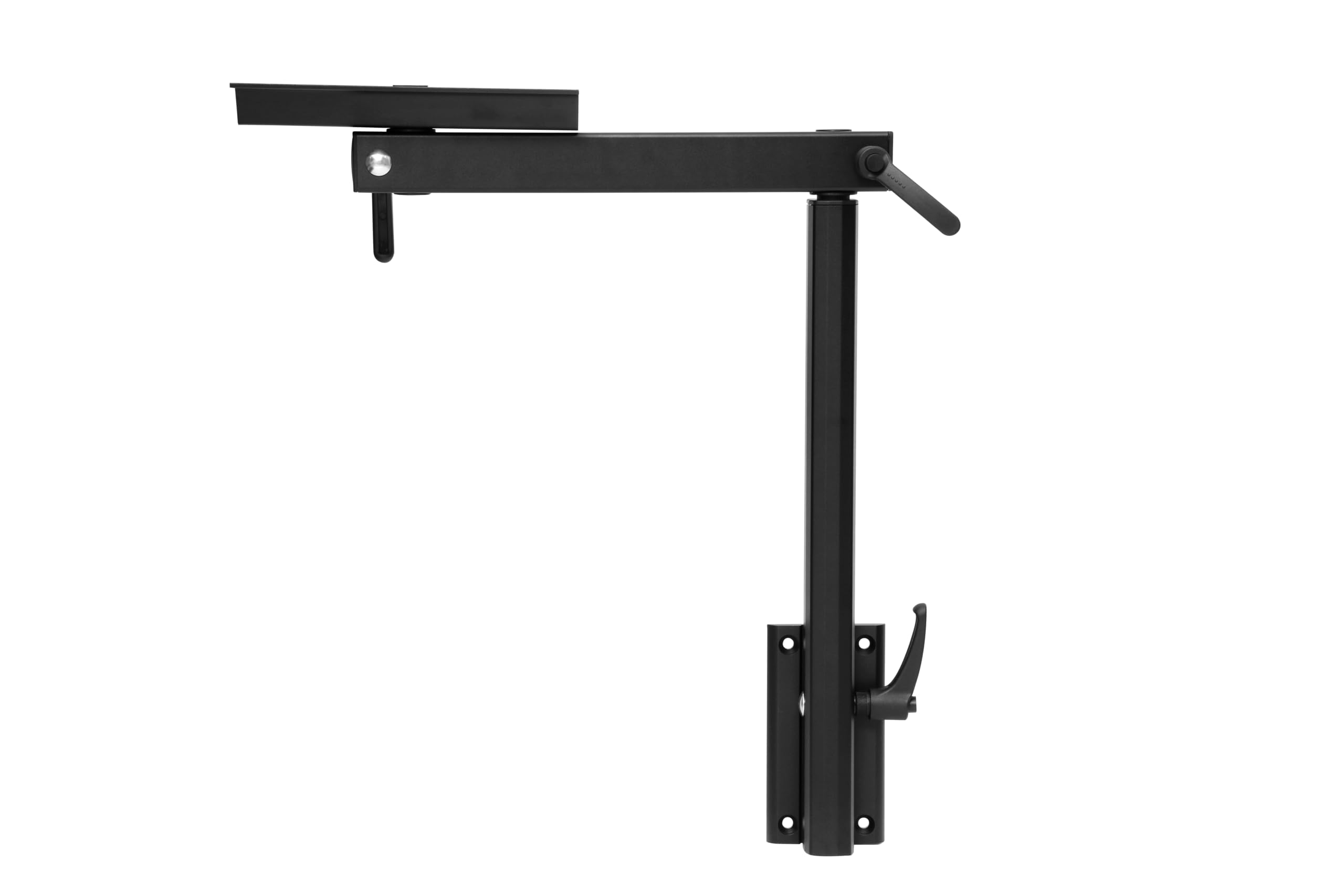 Virego Aluminum Alloy Removable Table Leg RV, 360 Degree Rotation Laptop Table Leg, Height Adjustable Table Leg Bracket for RV C