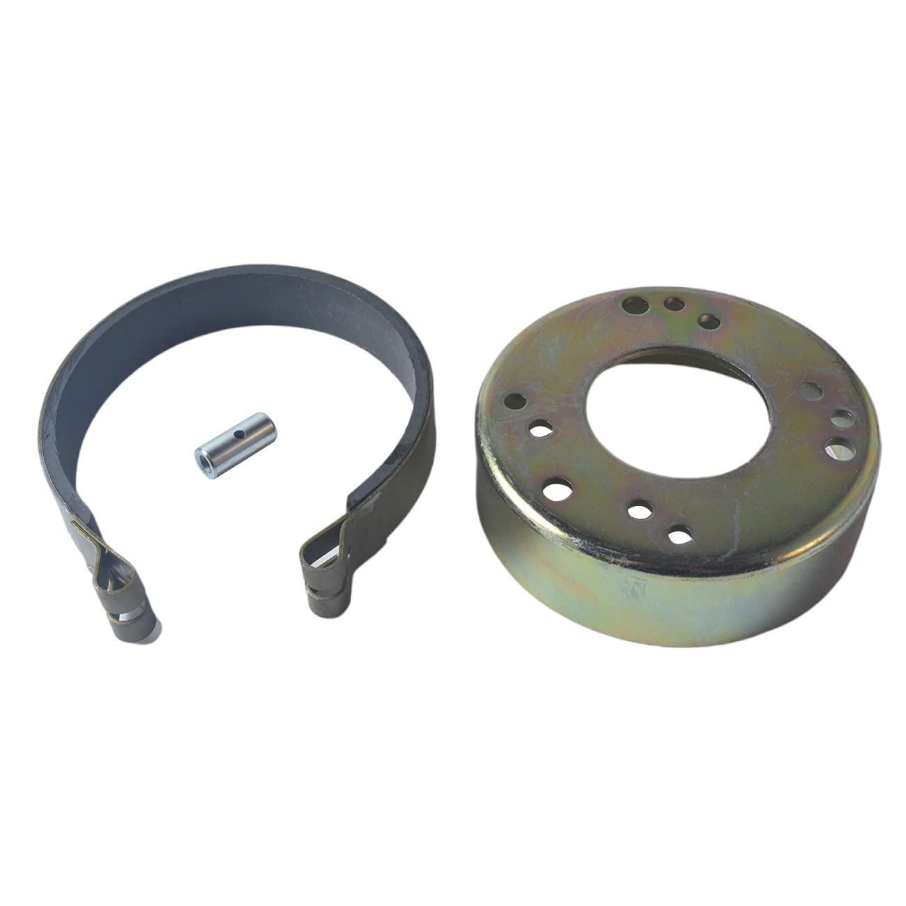 Vcujsuc 4.5 Inch Brake Drum & Band Kit Four Wheeler Quad Atv Utv Motorcycle Kart Go Kart Go Cart Mini Bike