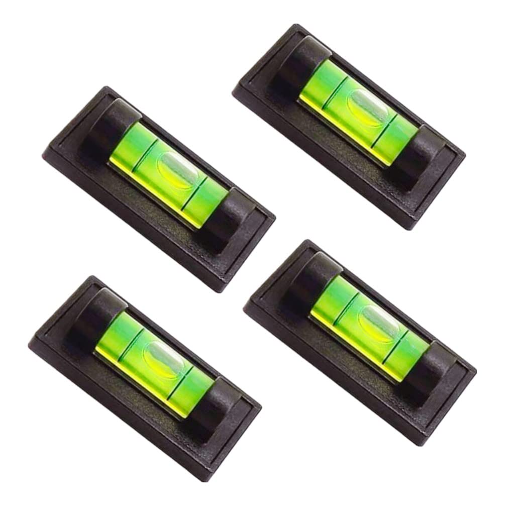 Woyisepg 4Pcs Magnetic Bubble Spirit Level Rv Standard Levels Magnet Rv Levelers Tool For Rv Camper, Travel Trailer, Motorhome,