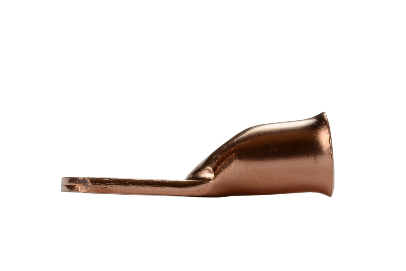 Temco Bare Copper Welding Battery Cable Ends, Lugs Terminal 1 Awg 5/16'' Hole (6 Awg To 1/0 Awg Options Available)