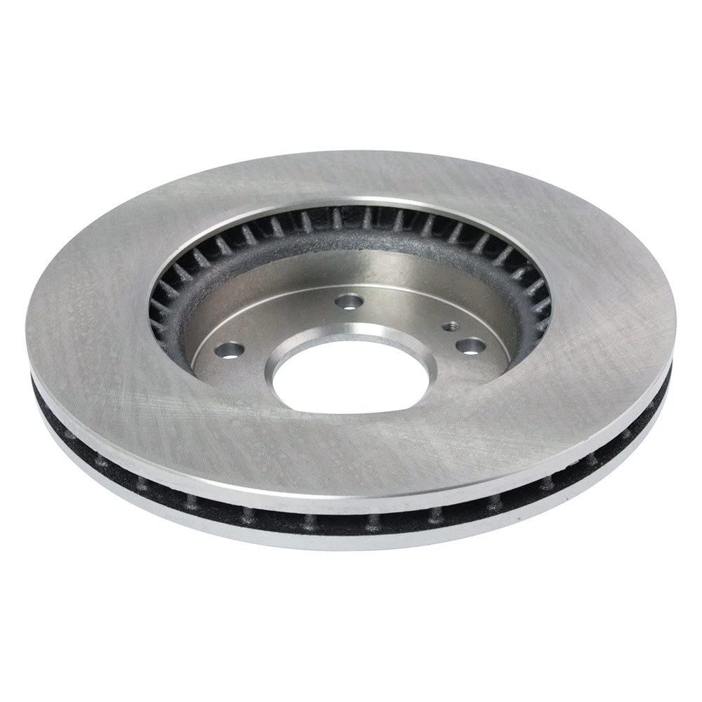 Trq Front Brake Rotors Set Vented Compatible With 2007-2010 Hyundai Elantra