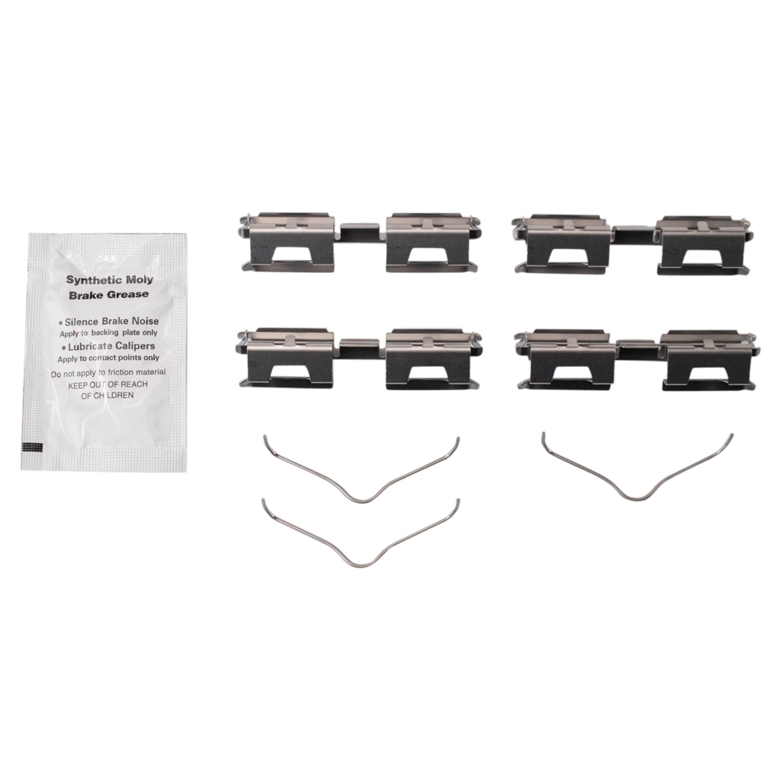 TRQ Rear Brake Pads Ceramic Compatible with 2021-2022 Ford F-150