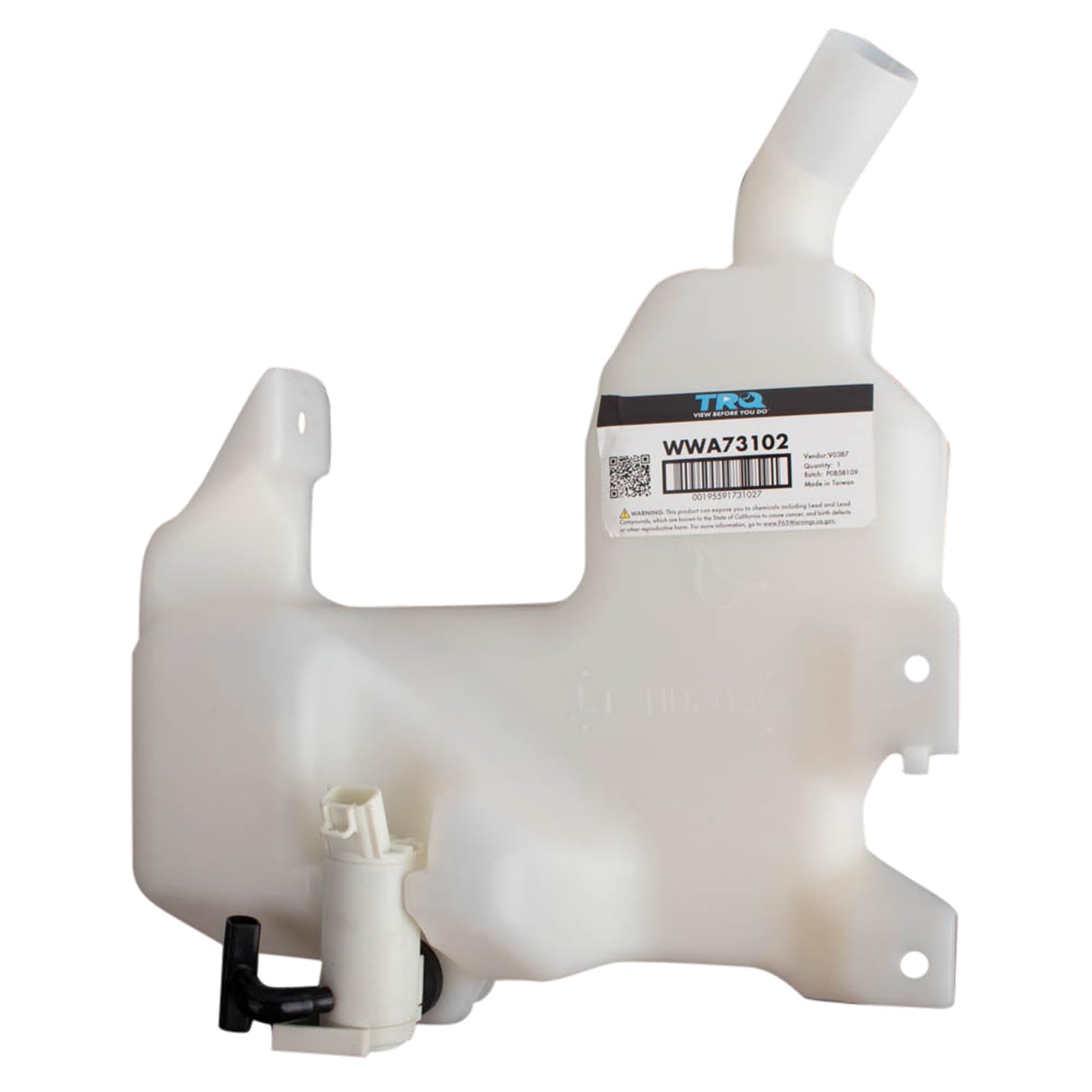 Trq Windshield Washer Reservoir Compatible With 2009-2014 Acura Tsx Ac1288107