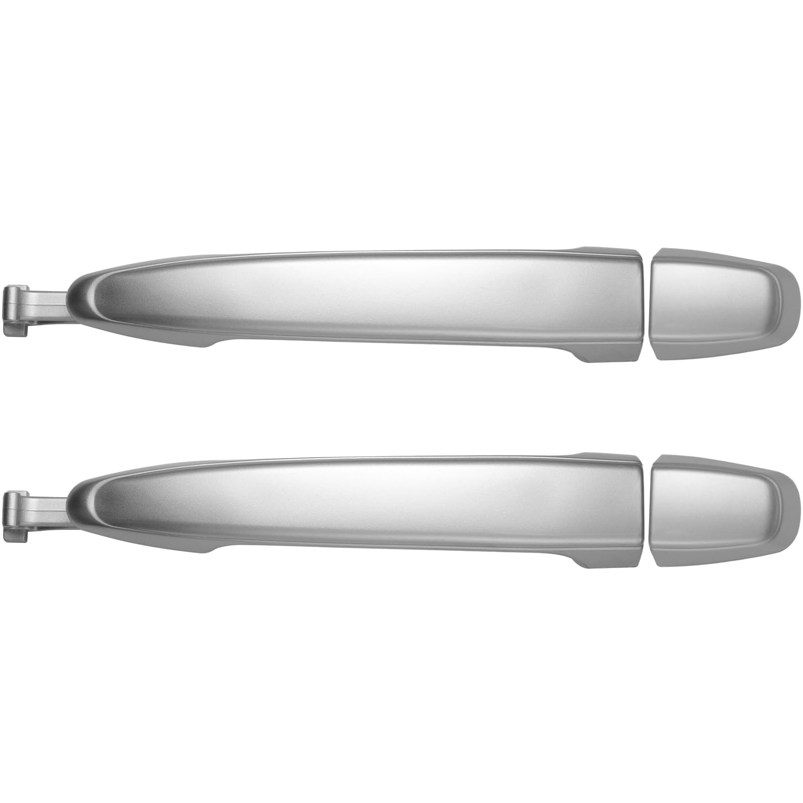 Lcyolada 2Pcs Sliding Door Handle Compatible With Toyota Sienna 2004-2010, Rear Left & Right Side 69213-08020 69227-08040,Silver