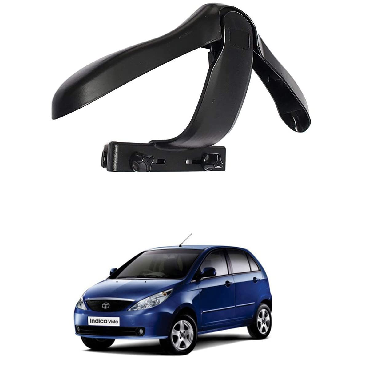 Oshotto CH04 Detachable Headrest Car Coat Hanger Back Seat Clothes Holder for Suit Coats Blazer Jackets Compatible with Tata Vi