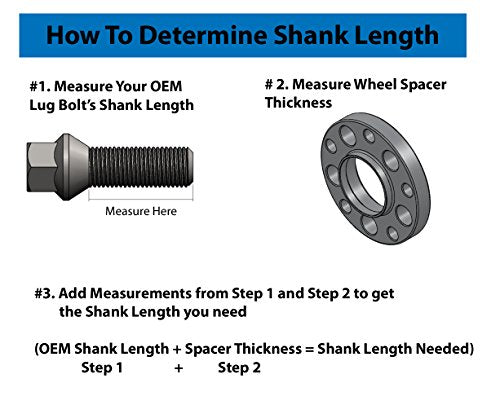 10Pcs Extended Lug Bolts - 12X1.5, 42Mm Shank (Not Oem Length), Cone Seat - Compatible With Bmw 128I 135I 318I 320I 325I 328I 335I M3 525I 528I 530I 535I M5 Z3 Z4 E36 E46 E60 E90 E92 E93 - Black