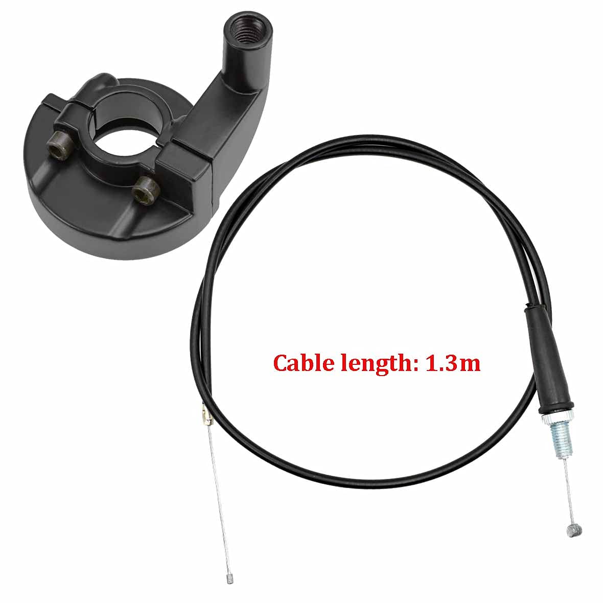 FYSHIQING 7/8'' 22mm Twist Throttle Accelerator Handle Grips Replacement for 50cc 110cc 150cc 250cc Mini Bike ATV Quad Pitbike D