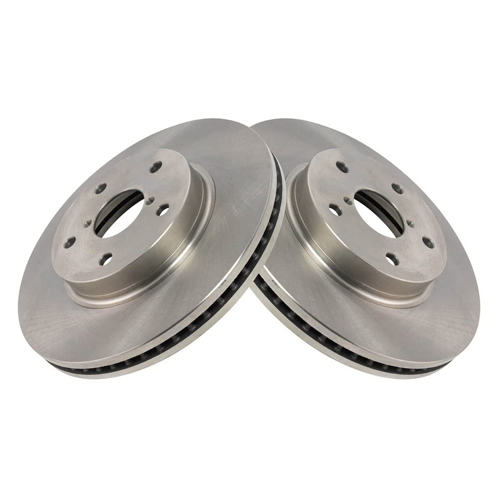 Trq Front Brake Rotors Set Vented Compatible With 2015-2019 Subaru Legacy