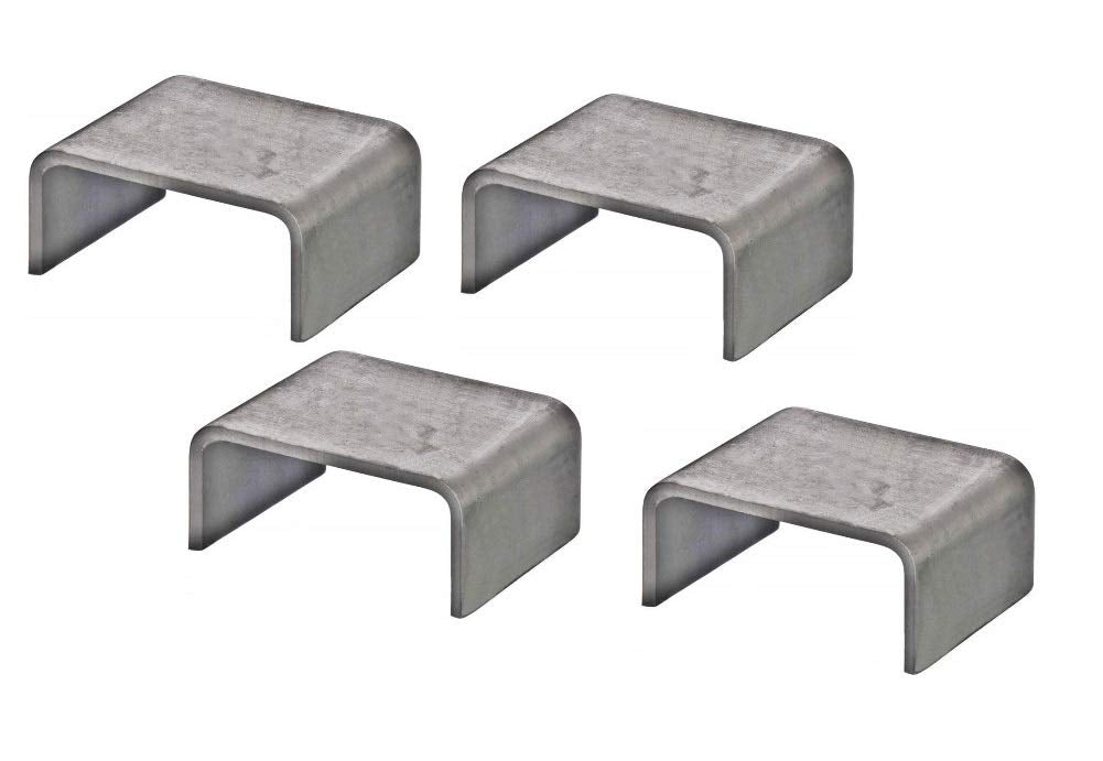 Heavy Duty Weld On 2X4 Steel Stake Pockets For Trailer & Truck (4)