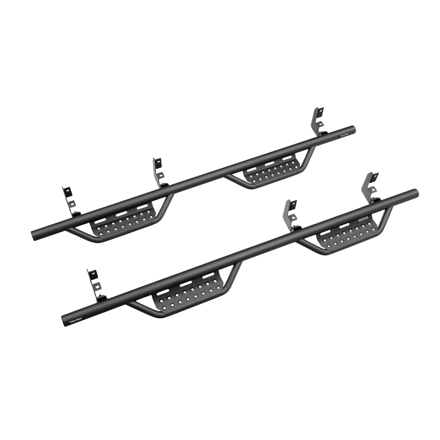 Realtruck Nerf Rs Steps For Toyota 4Runner | Wheel-To-Wheel, Steel, Textured Black | 710416412 | Fits 2010-2024 Toyota 4Runner (
