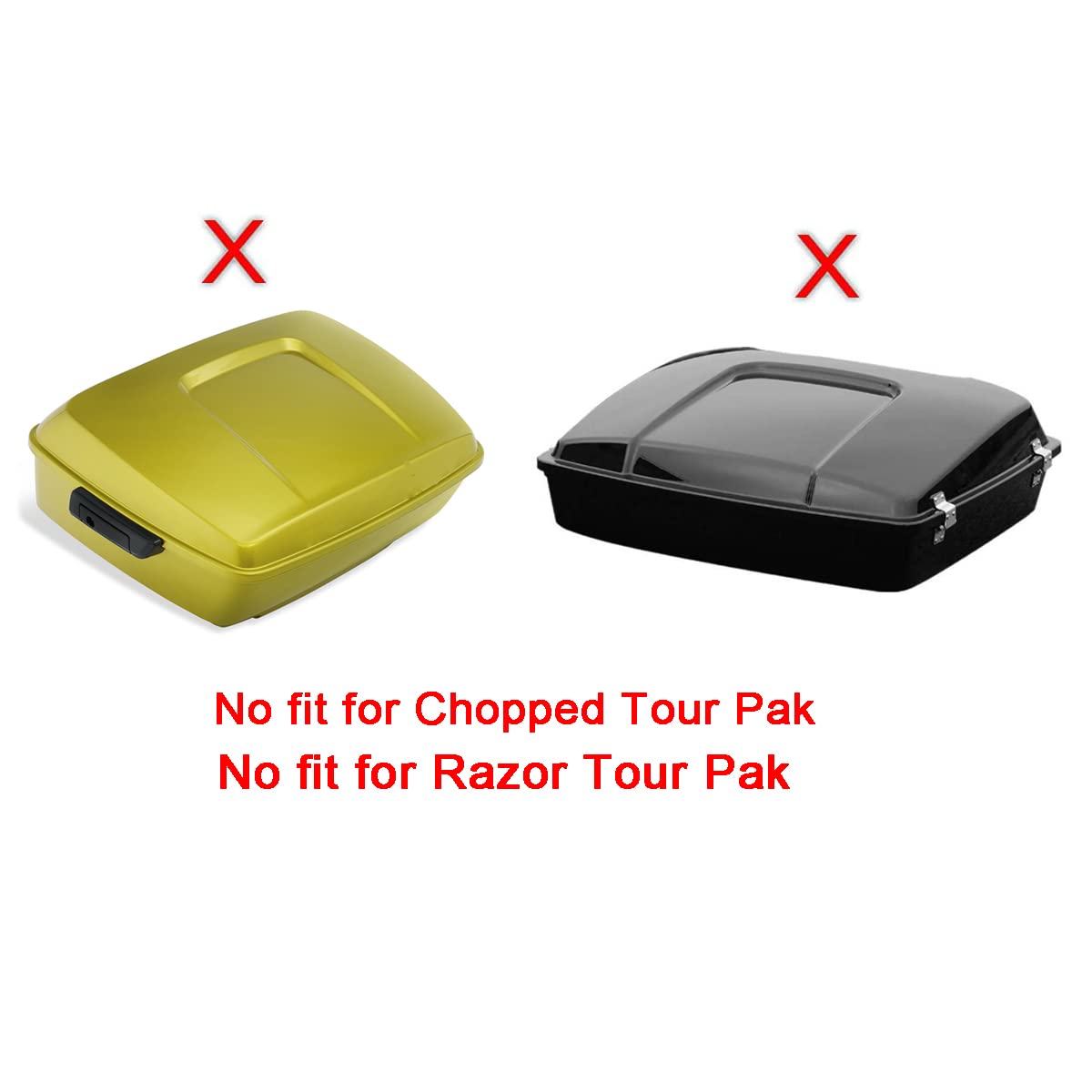 Hdbubalus King Tour Pack Liners White Thread Stitching Touring Pak Inserts Fit For Harley Touring Electra Road King Street Glide Ultra Limited 2014-2022 (Floral Pattern)