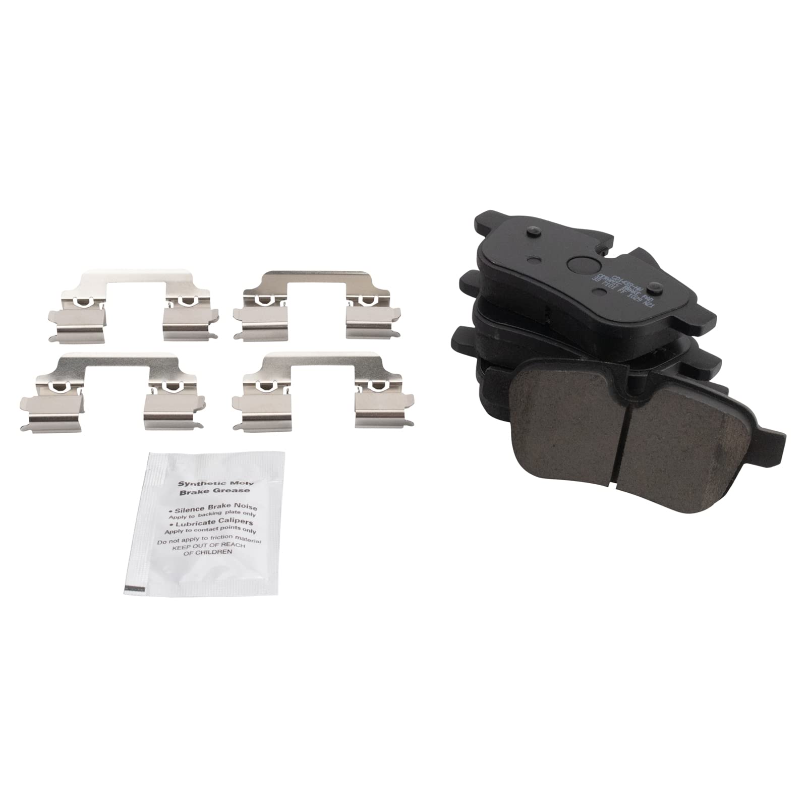 TRQ Rear Brake Pads Ceramic Compatible with 2009-2016 BMW Z4
