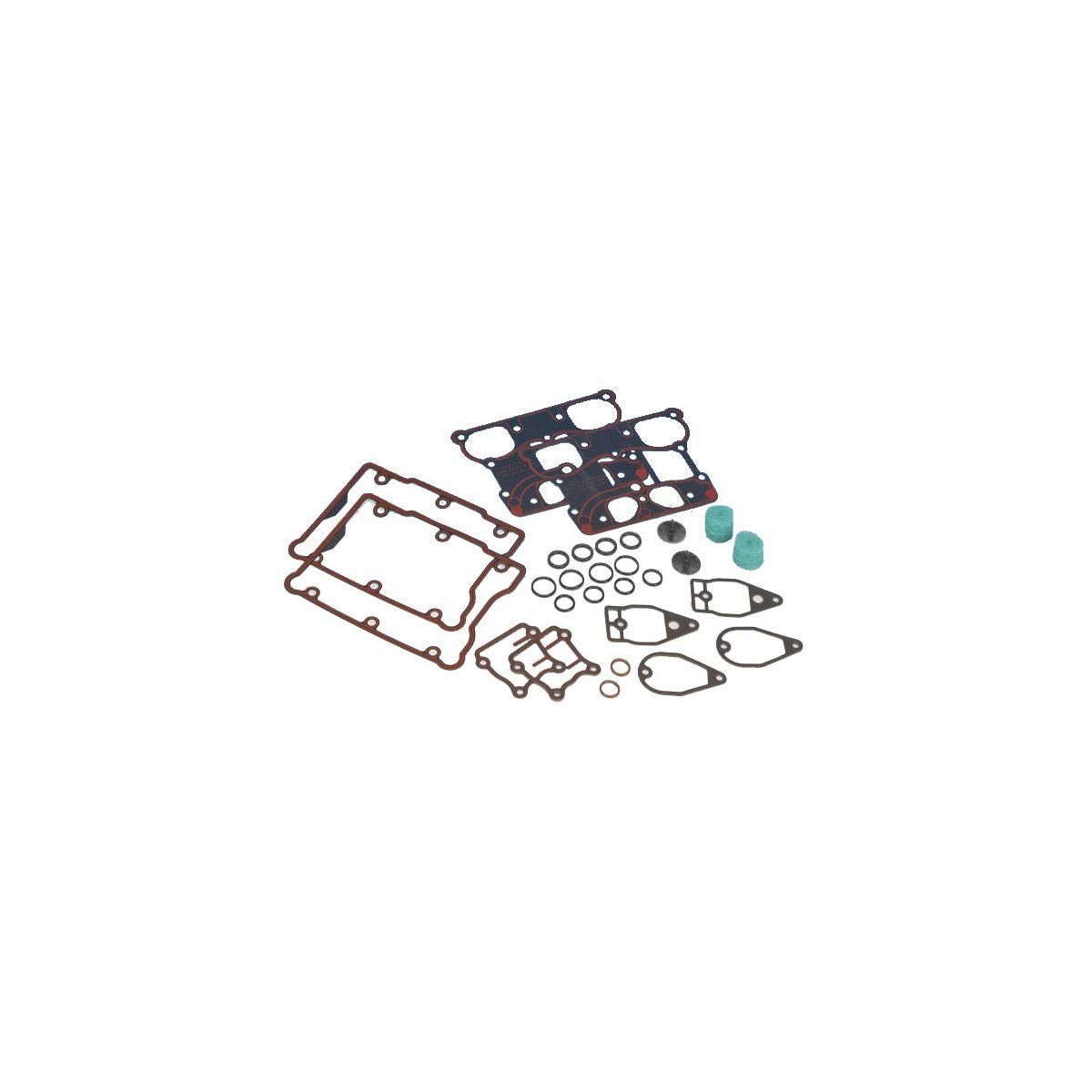 Genuine James Gaskets Rocker Gasket Kit (Paper) Compatible With 06-13 Harley Flhx2