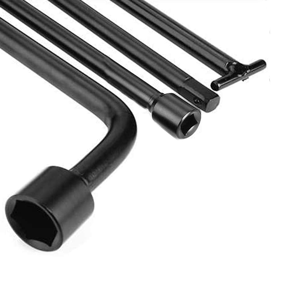 Dr.Roc Spare Tire Tool Kit With Spare Tire Jack Handle And Wheel Lug Wrench Compatible With Nissan Frontier Titan Pathfinder 200