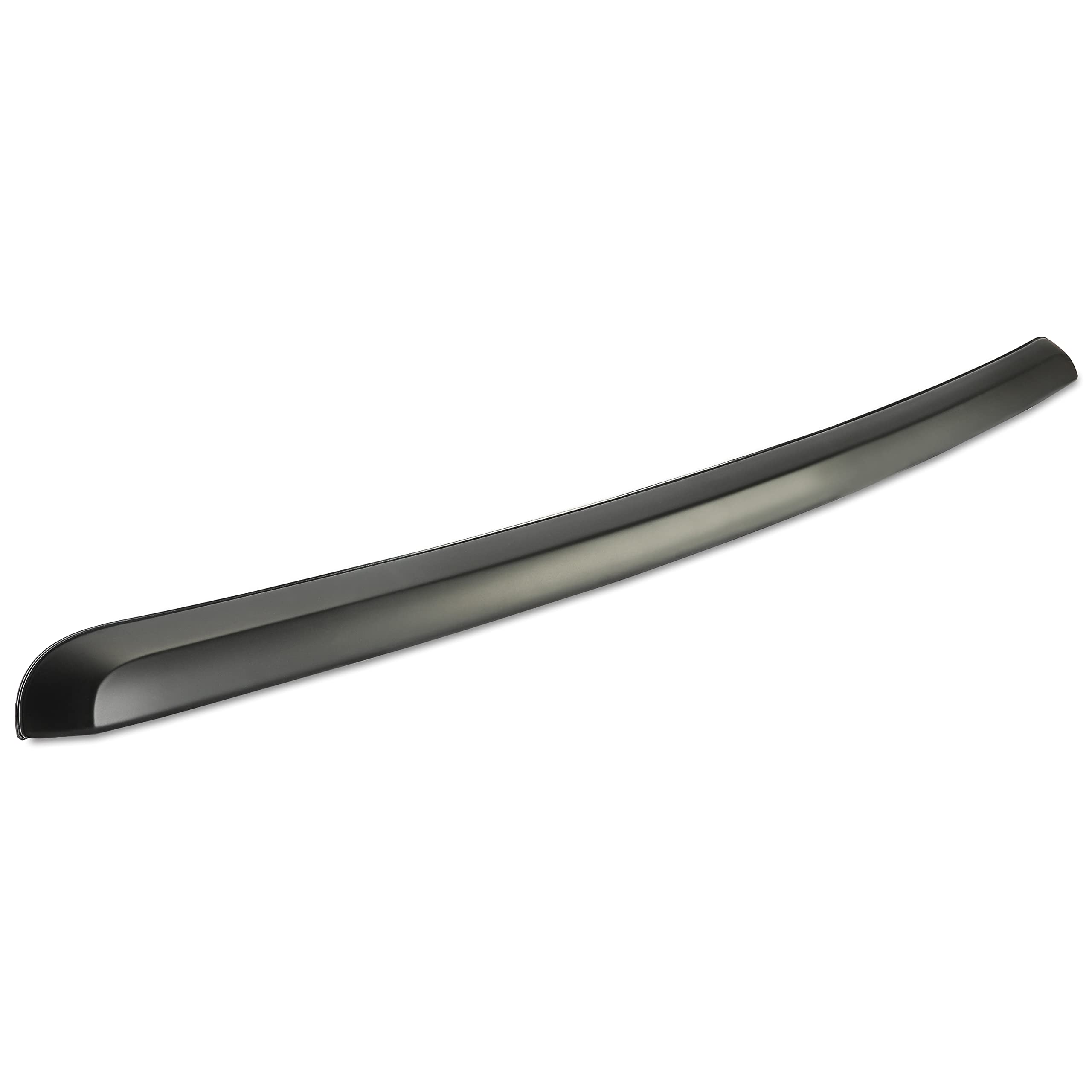 Ecotric Truck Hood Molding Trim Moulding Without Chrome Grille Compatible With 2007-2013 Gmc Sierra 1500 2500Hd 3500Hd Replace For Gm1235110 10385157 W/Clips For Installation - Black