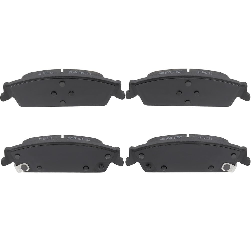 Eccpp D1707-8930 Rear Ceramic Disc Brake Pad Set Fit For Cadillac Escalade 2015-2020,For Cadillac Escalade Esv 2015-2020,For Che