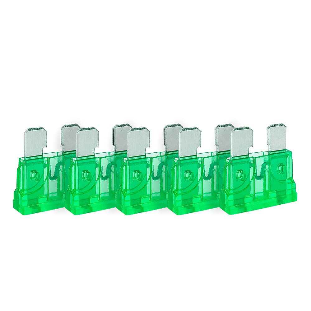 (50 Pcs) Mcigicm 30 Amp Atc Fuse Blade Style 30A Automotive Car Truck