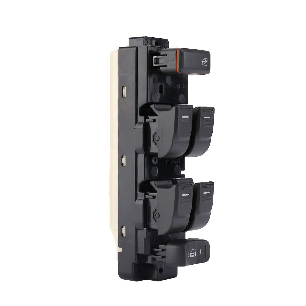 25779767 Driver Side Power Window Master Switch Replacement For Colorado 2004-2012/Replacement For Canyon 2004-2012 /H3 2006-2010/H3T 2009-2010/With White Backlight