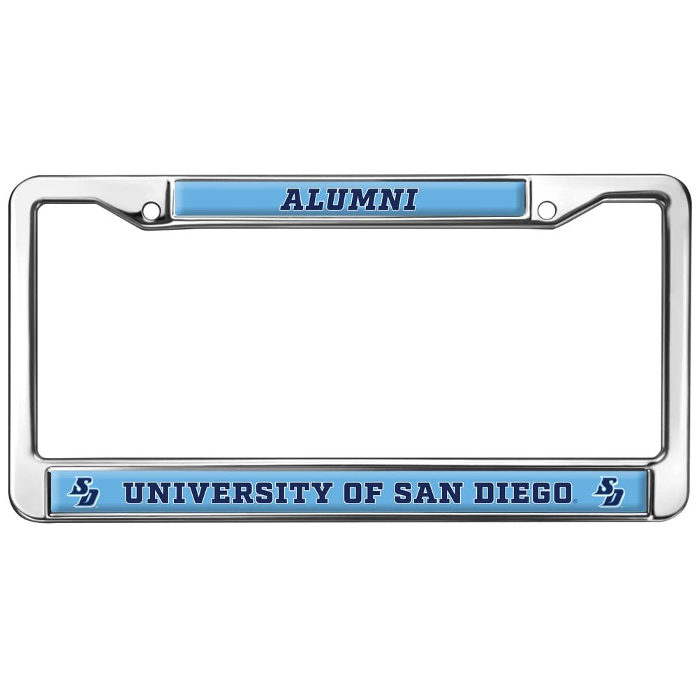 University of San Diego Alumni Logo Full Size Standard License Plate Metal Frame