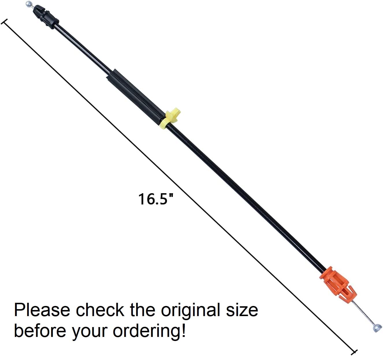 16.5'' Door Latch Cable Compatible With 2007-2014 Chevy Silverado Tahoe Yukon Sierra Escalade, Driver/Passenger Side Front Doors