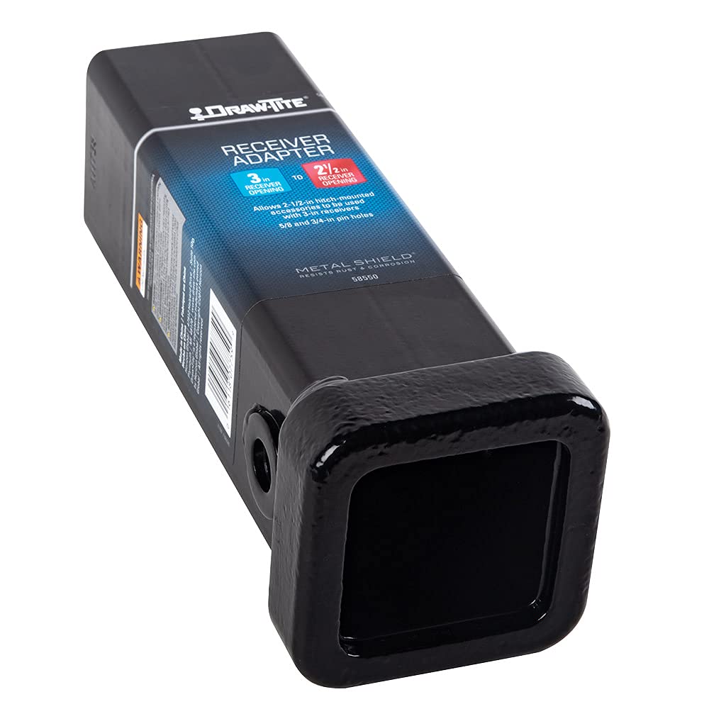 Reese 58550 Receiver Reducer Sleeve With Collar - 3 To 2-1/2, Multi