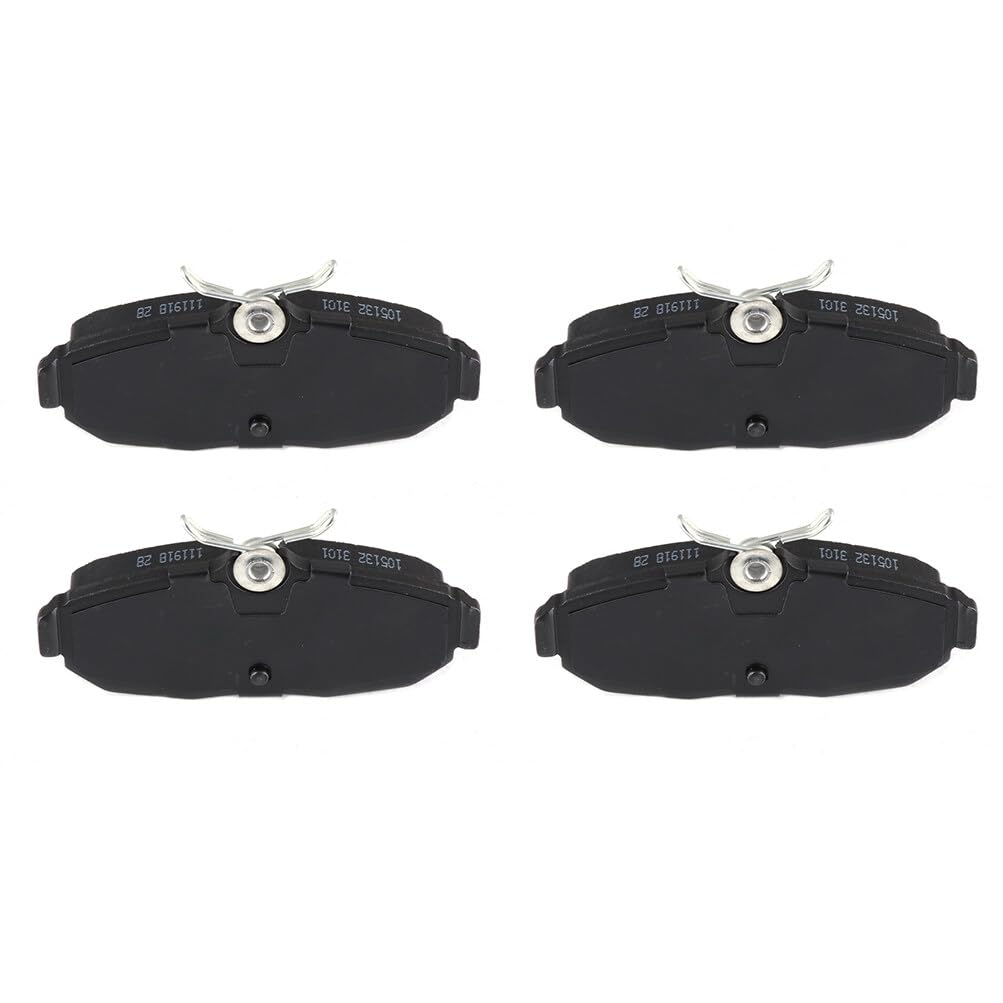 Eccpp D1082-7987 4Pcs Rear Semi Metallic Disc Brake Pad Set Fit For Ford For Mustang 2005-2011
