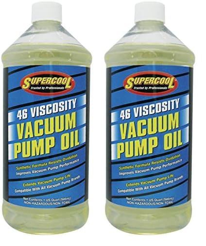 Tsi Supercool 33713 46-Viscocity Synthetic Vacuum Pump Oil - 32 Oz (Packaging May Vary) (Pack Of 2)
