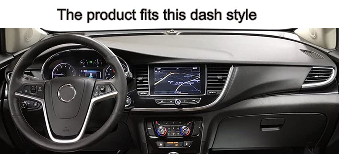Dash Cover Mat Custom Fit For Buick Encore 2017 2018 2019 2020 2021, Dashboard Cover Pad Carpet Protector F119