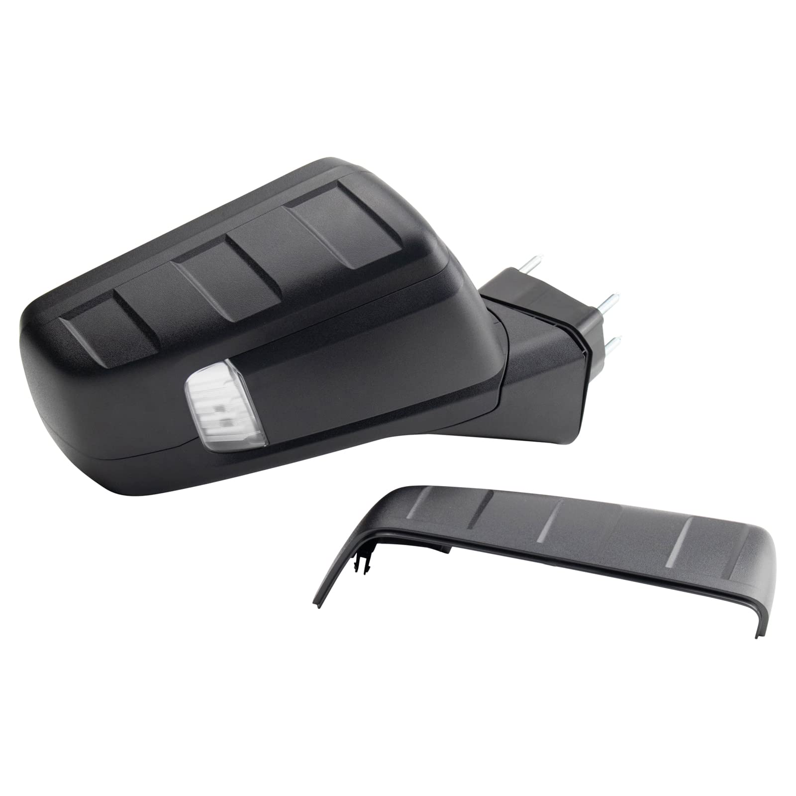 Trq Right Mirror Power Manual Folding With Utility Spotlight Passenger Side Compatible With 2019-2023 Chevrolet Silverado 1500 2