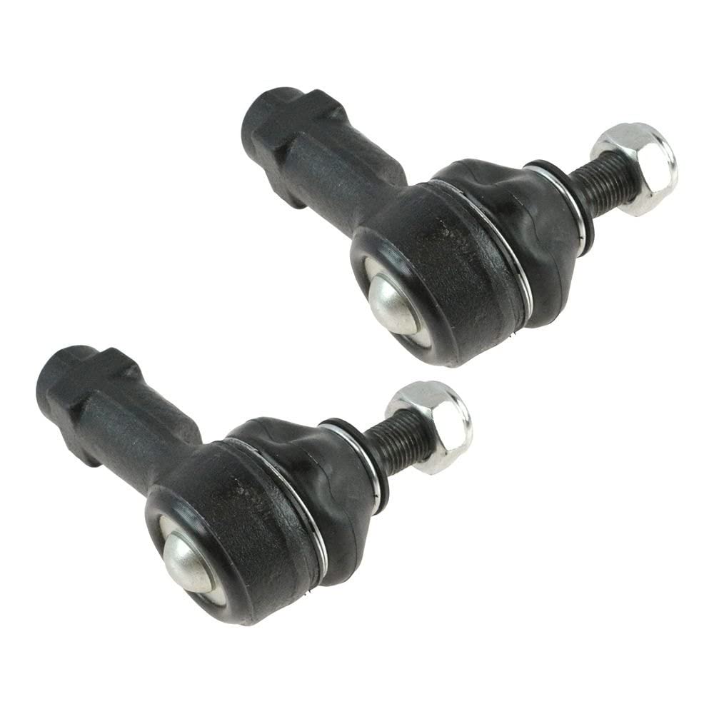 Trq Front Outer Tie Rod Set Compatible With 1995-2005 Hyundai Accent 1996-2006 Elantra 1997-2008 Tiburon 2005-2009 Kia Spectra 2