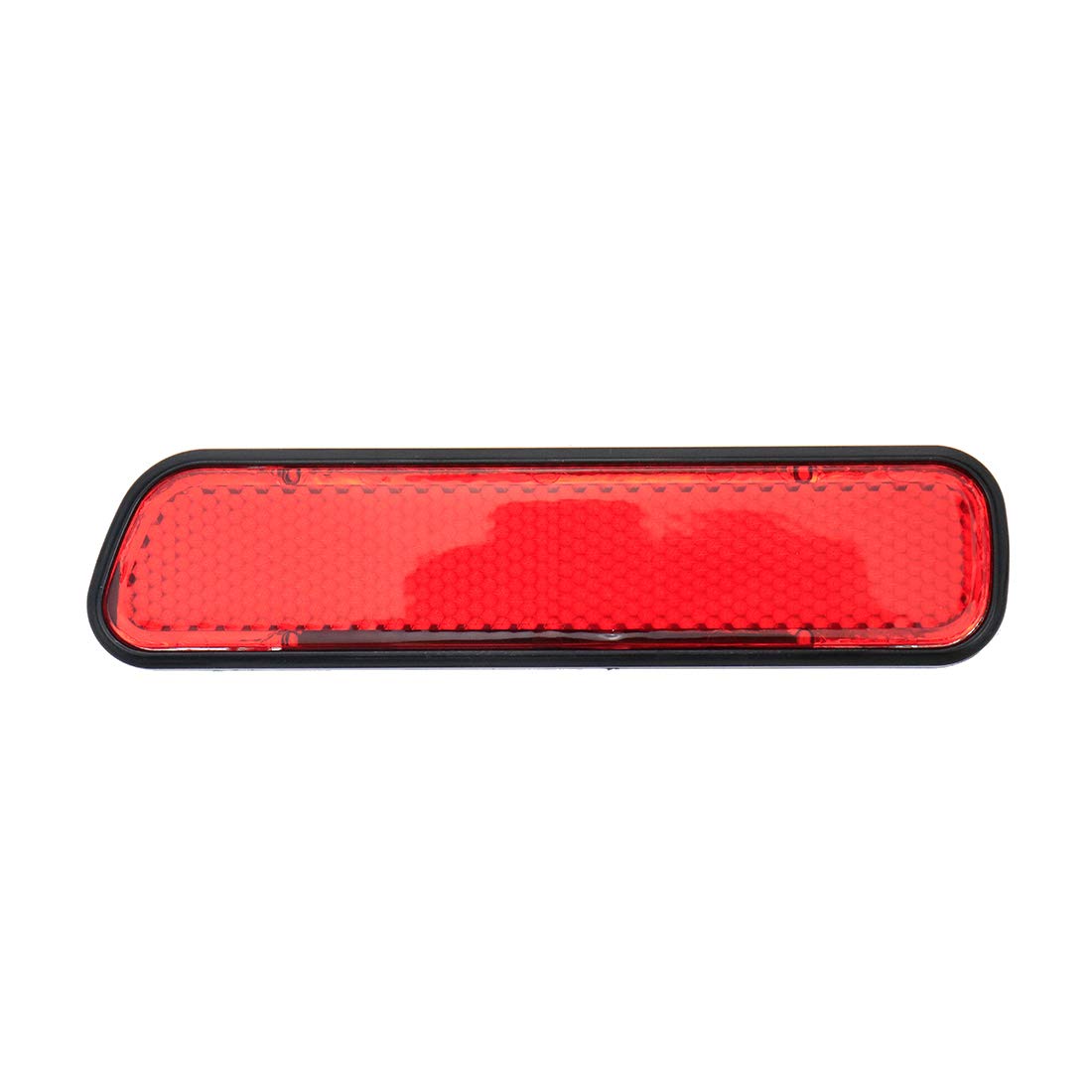 Autut Car Reflective Sticker Stick-On Red Warning Safety Reflector Strips Pack Of 2