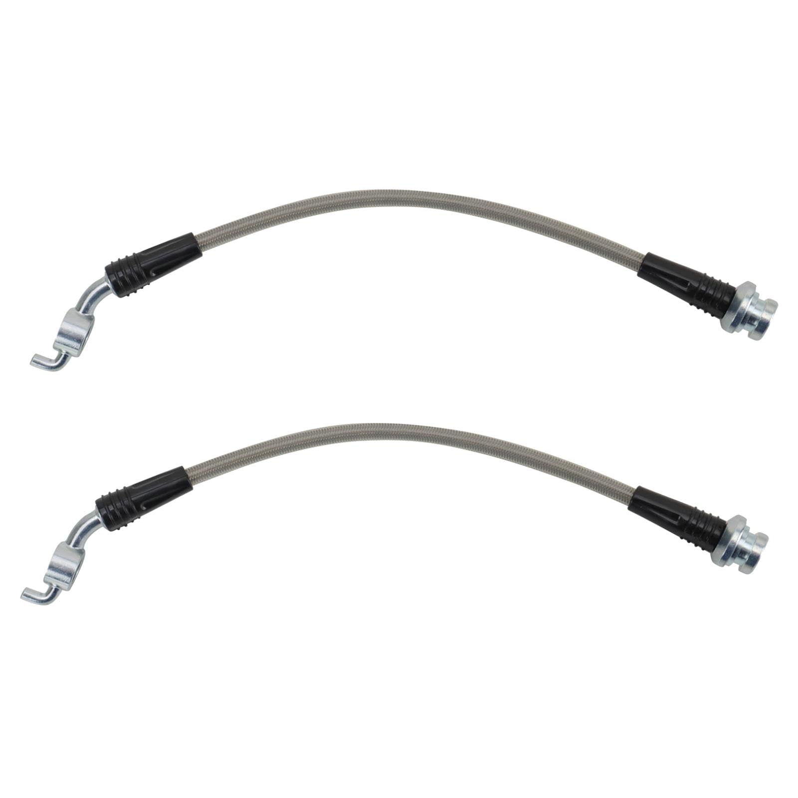 Trq Rear Performance Brake Hose Set Compatible With 2007-2013 Nissan Altima