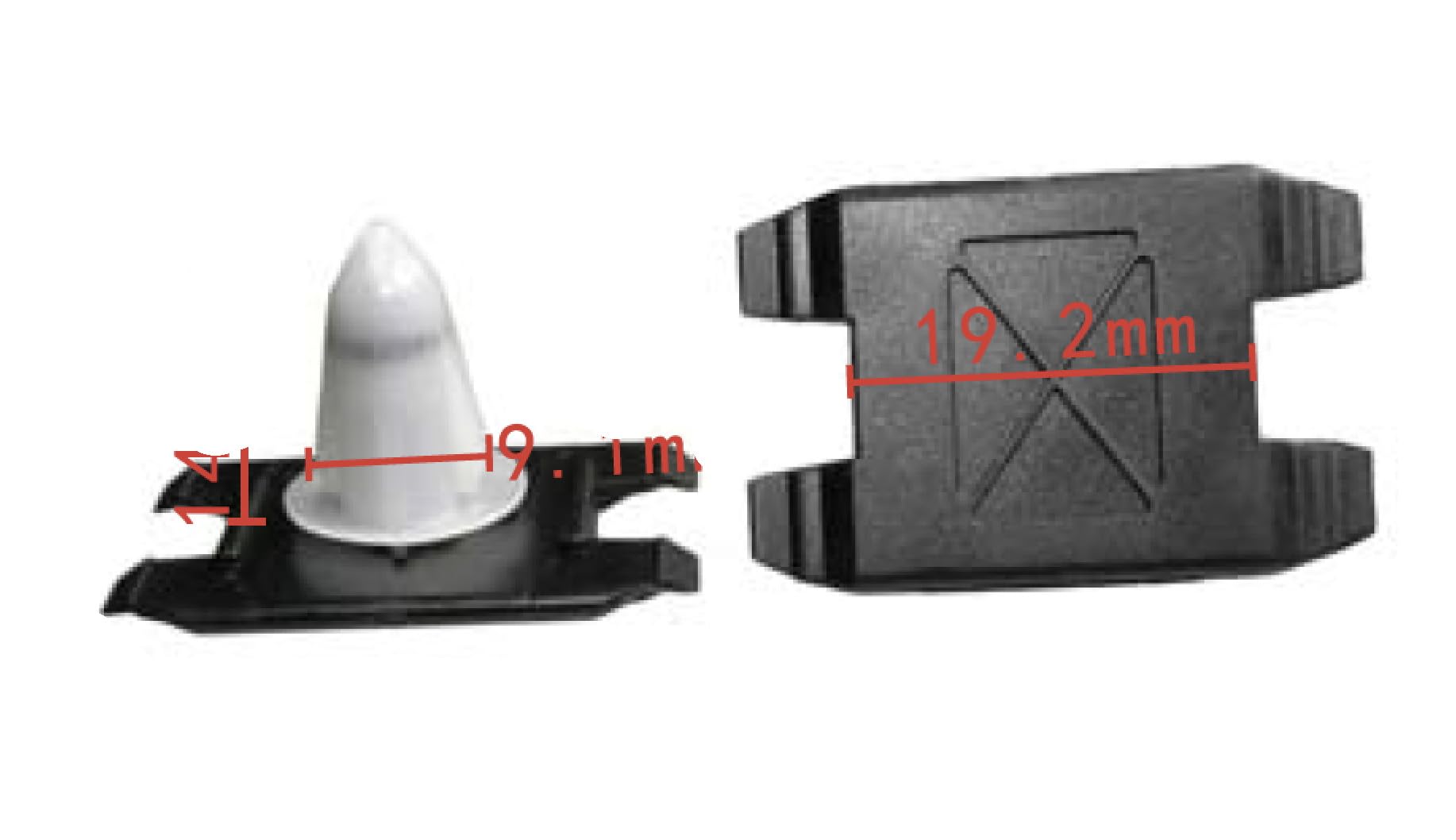 Autobahn88 Retainer Clip For Skirt Panel,Rocker Panel, Compatible With Bmw (Oem: 51718259025) (Pack Of 20)