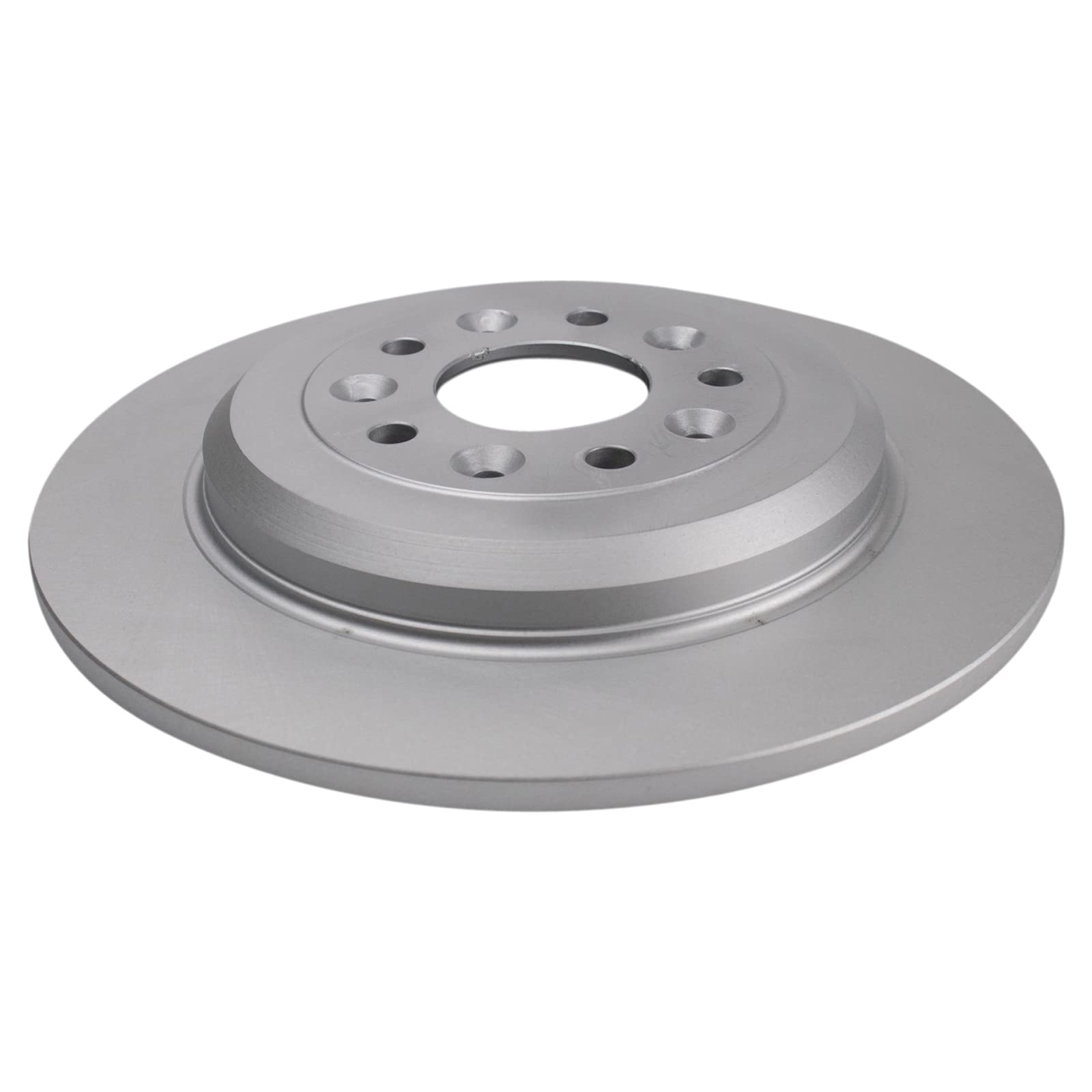 Trq Rear Brake Coated Rotor & Premium Ceramic Pad Kit Compatible With Ford Edge Suv Truck