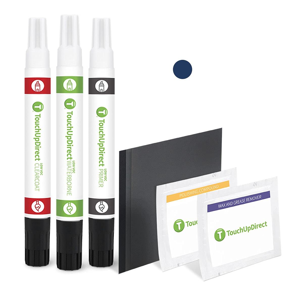 Touchupdirect 359/5359 Capri Blue Metallic Compatible With Mercedes-Benz Exact Match Touch Up Paint Combo - Platinum Kit
