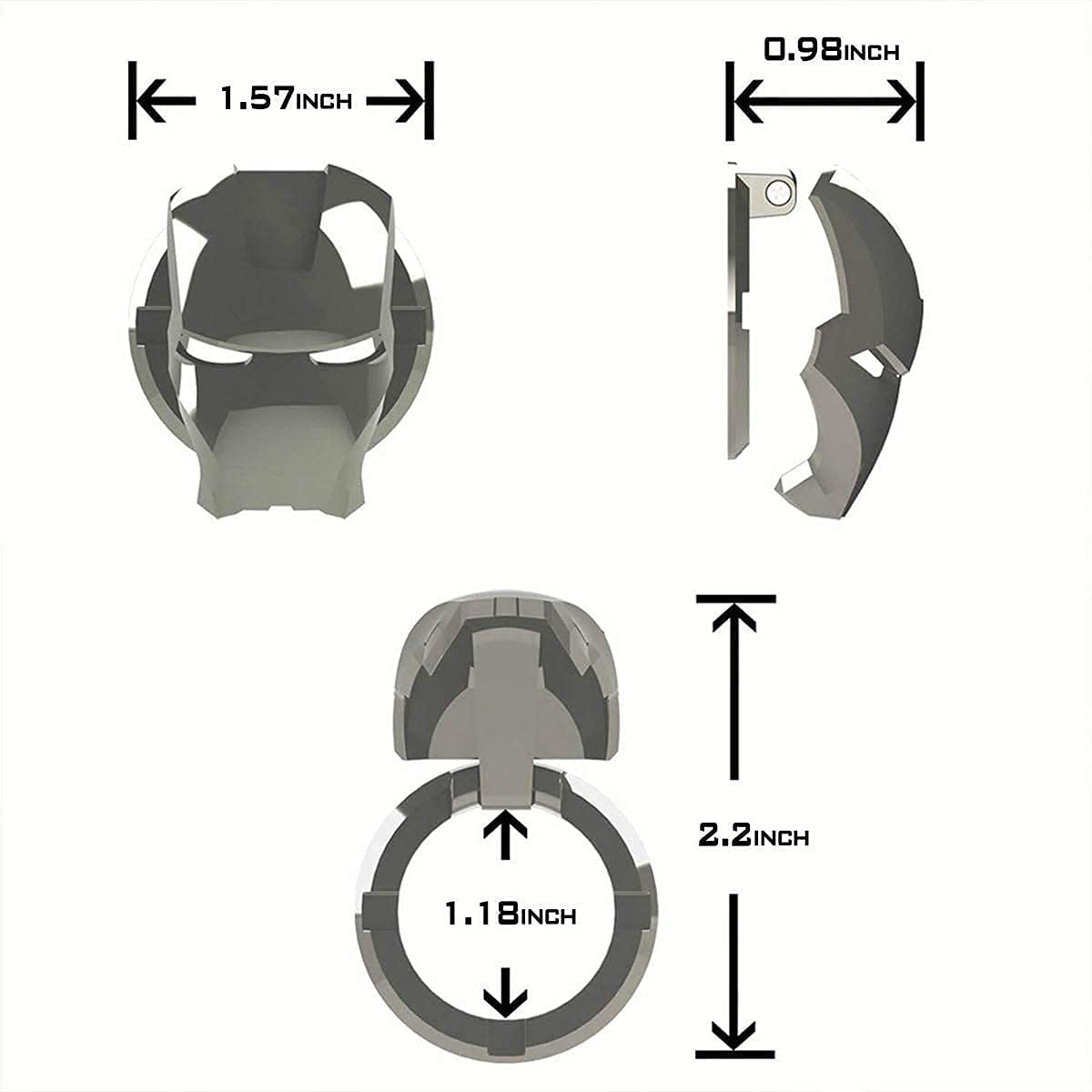 Car Engine Start Stop Button Cover Push To Start Button Ignition Cover Anti-Scratch Universal Aluminum Alloy Button Decoration Stickers For Cars(Red)