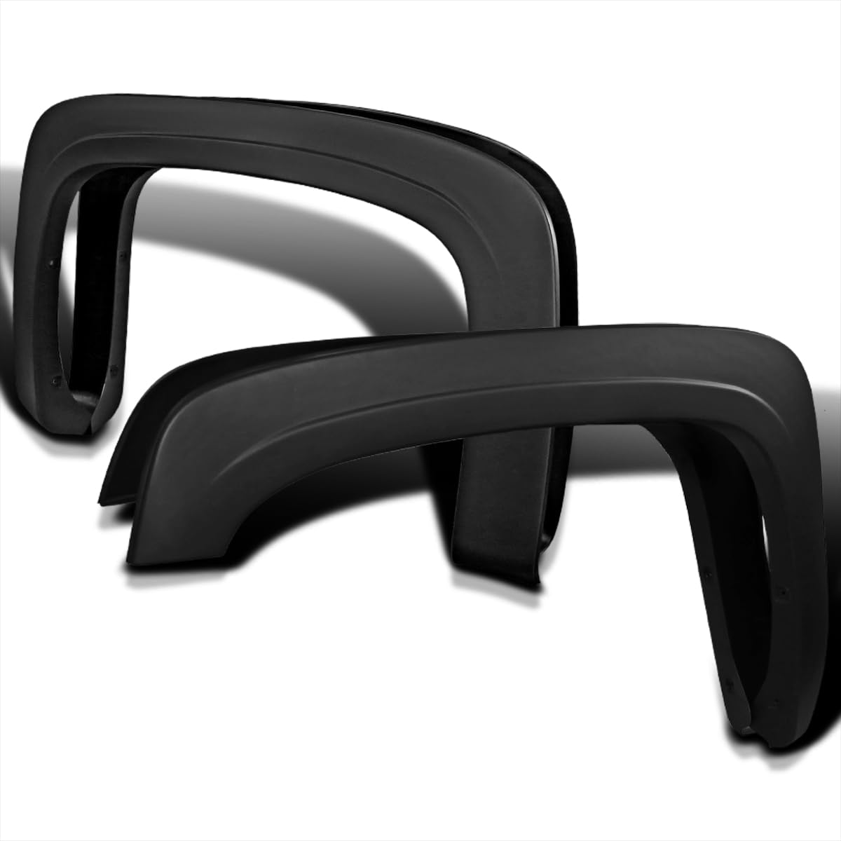 SpecD Tuning 4PC Front + Rear Factory Style Black Fender Flares Compatible with 20072013 Chevy Silverado 1500 2500HD 3500HD