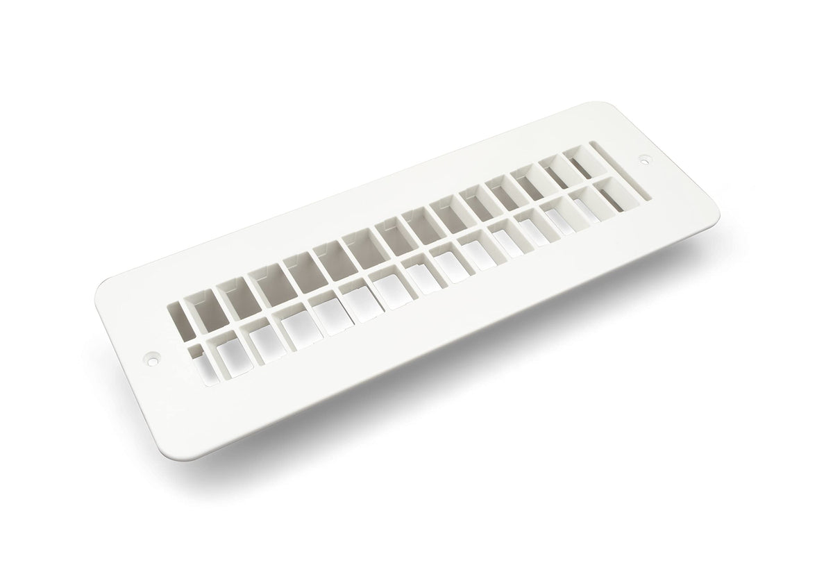 Thetford Rv Camper 2 In X 10 In Floor Register Vent Without Damper Polar White Pn 94256